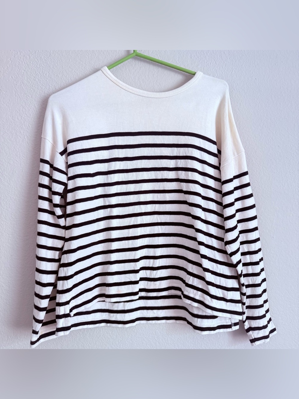 Maison Labiche Paris Montpar Sailor Long Sleeve Striped Shirt